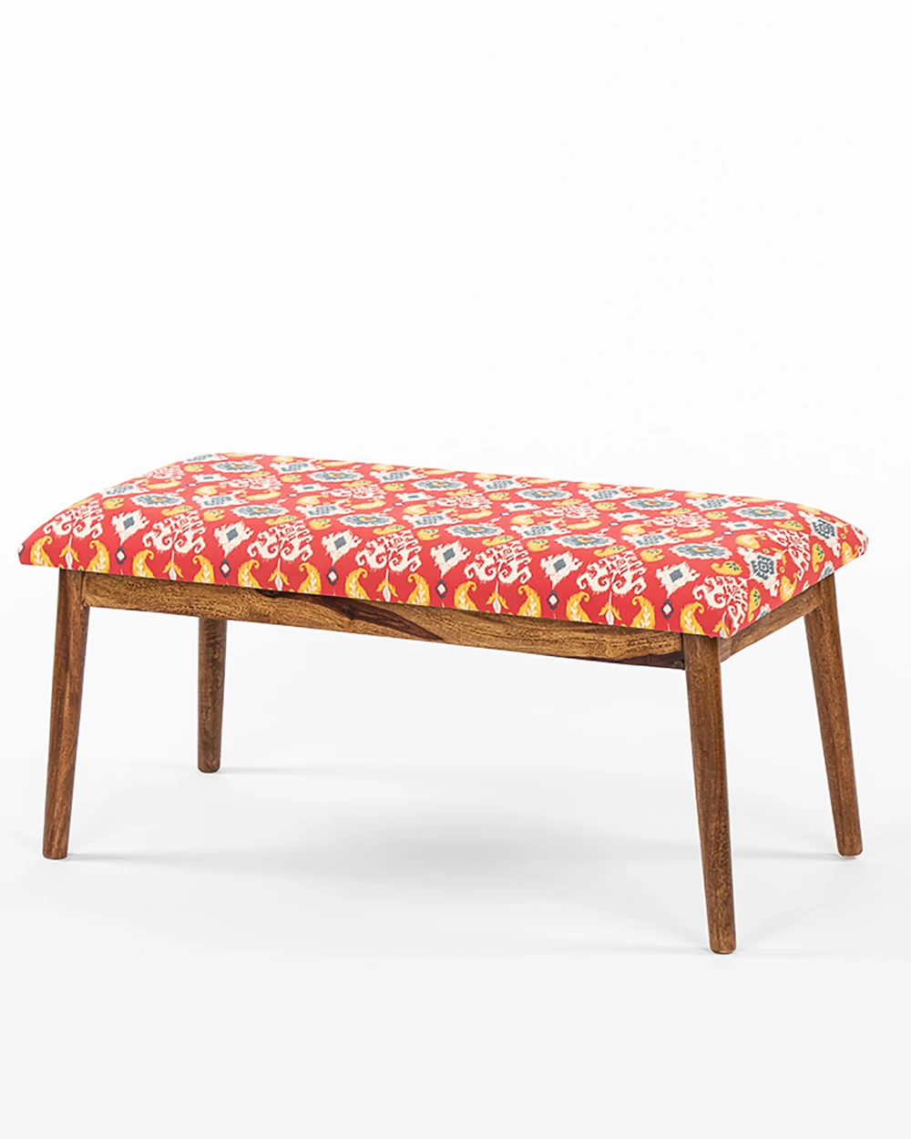 Chumbakdesign Furniture & Storage Jodhpur Bench - Red Ikkat 5 Chumbakdesign Furniture & Storage Jodhpur Bench - Red Ikkat
