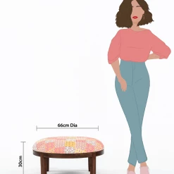 Chumbakdesign Furniture & Storage Bohemian Ottoman - Patches & Prints 13 Chumbakdesign Furniture & Storage Bohemian Ottoman - Patches & Prints