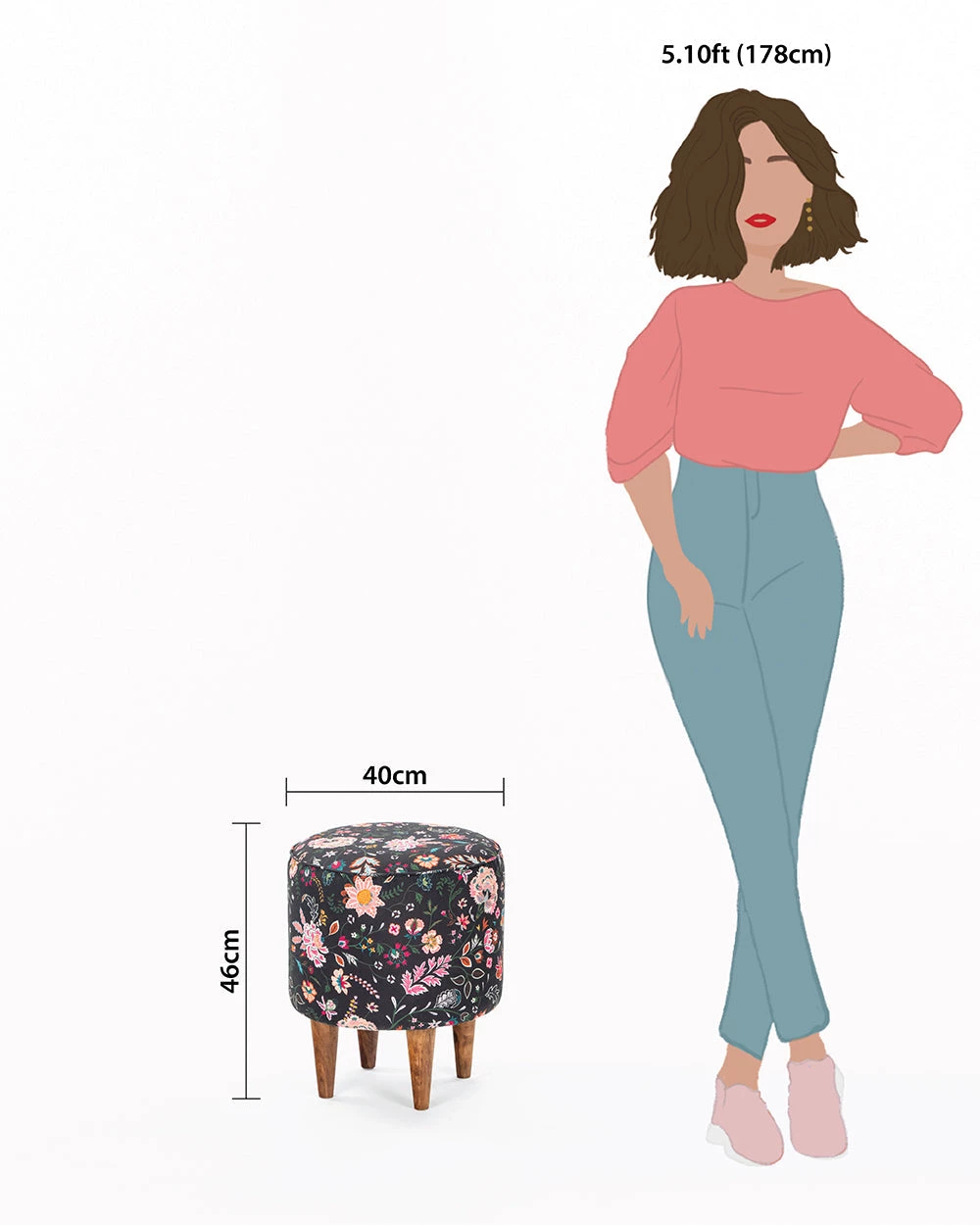 Chumbakdesign The French Pouffe - Printed 14 Chumbakdesign The French Pouffe - Printed