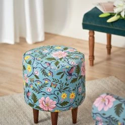 Chumbakdesign The French Pouffe - Spring Bloom