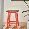 Chumbakdesign Farmhouse Stool - Coral