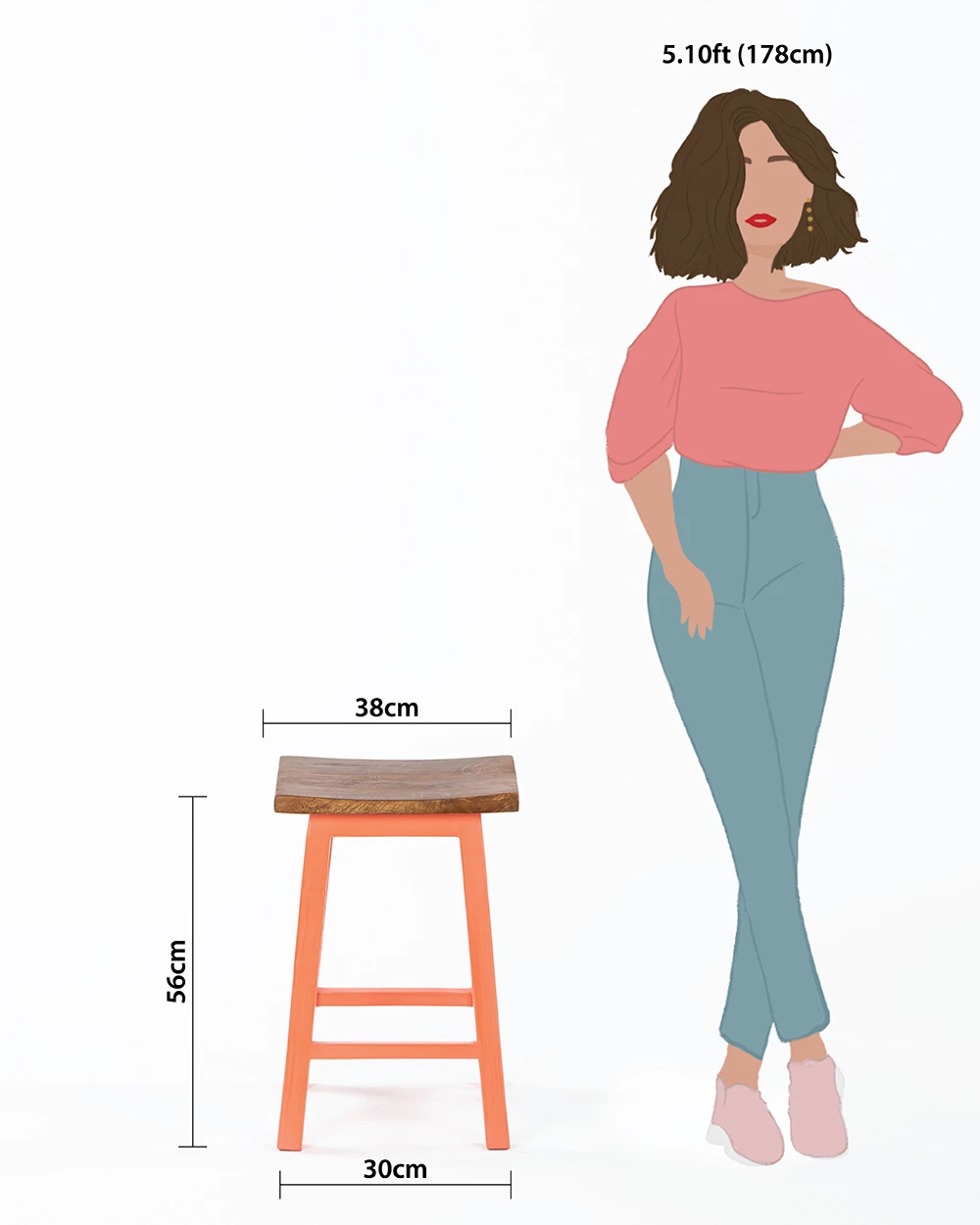 Chumbakdesign Furniture & Storage Farmhouse Stool 8 Chumbakdesign Furniture & Storage Farmhouse Stool