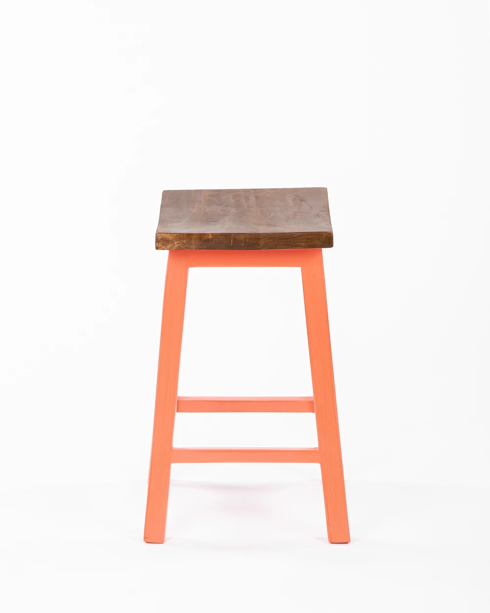 Chumbakdesign Farmhouse Stool - Coral 7 Chumbakdesign Farmhouse Stool - Coral