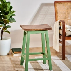 Chumbakdesign Farmhouse Stool - Green