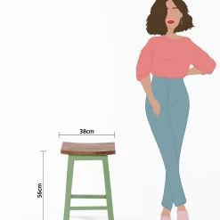 Chumbakdesign Furniture & Storage Farmhouse Stool 31 Chumbakdesign Furniture & Storage Farmhouse Stool