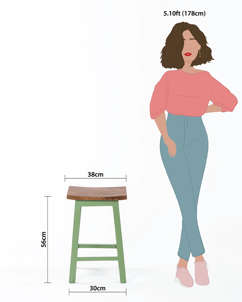 Chumbakdesign Furniture & Storage Farmhouse Stool 14 Chumbakdesign Furniture & Storage Farmhouse Stool