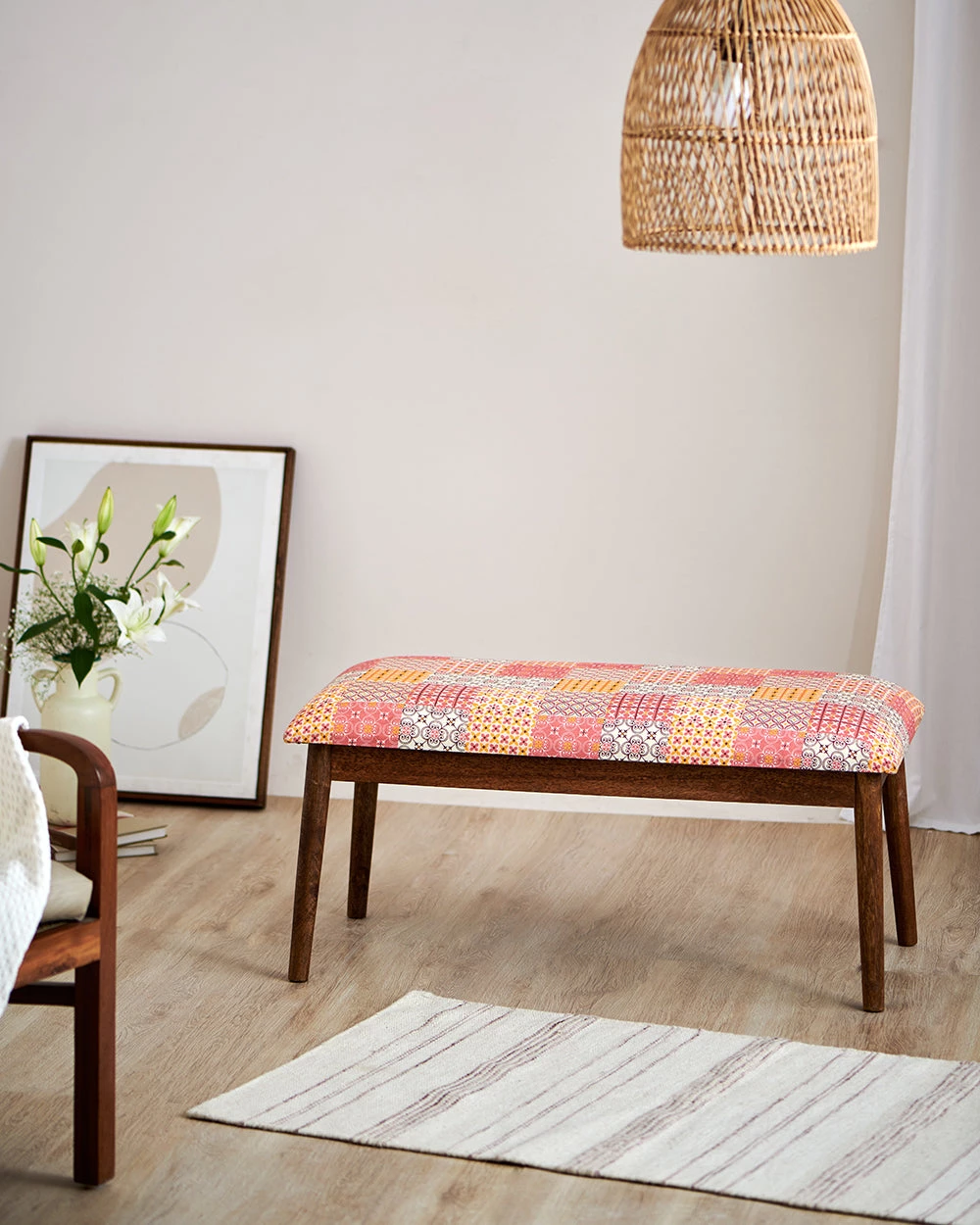 Chumbakdesign Furniture & Storage Jodhpur Bench - Patches & Prints 3 Chumbakdesign Furniture & Storage Jodhpur Bench - Patches & Prints