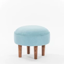 Chumbakdesign Begum Foot Rest - Velvet Jade Furniture & Storage