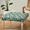 Chumbakdesign The English Ottoman - Tufted Spring Bloom Furniture & Storage