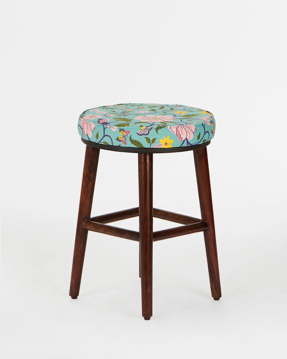Chumbakdesign Furniture & Storage English Cafe Stool - Spring Bloom 5 Chumbakdesign Furniture & Storage English Cafe Stool - Spring Bloom