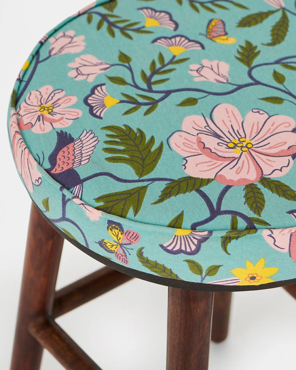 Chumbakdesign Furniture & Storage English Cafe Stool - Spring Bloom 6 Chumbakdesign Furniture & Storage English Cafe Stool - Spring Bloom