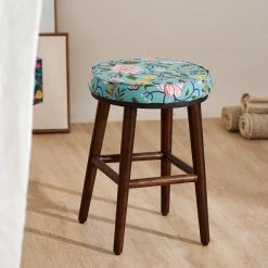 Chumbakdesign Furniture & Storage English Cafe Stool - Spring Bloom