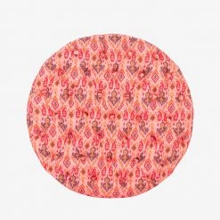 Chumbakdesign Bohemian Storage Ottoman - Pink Ikkat 11 Chumbakdesign Bohemian Storage Ottoman - Pink Ikkat