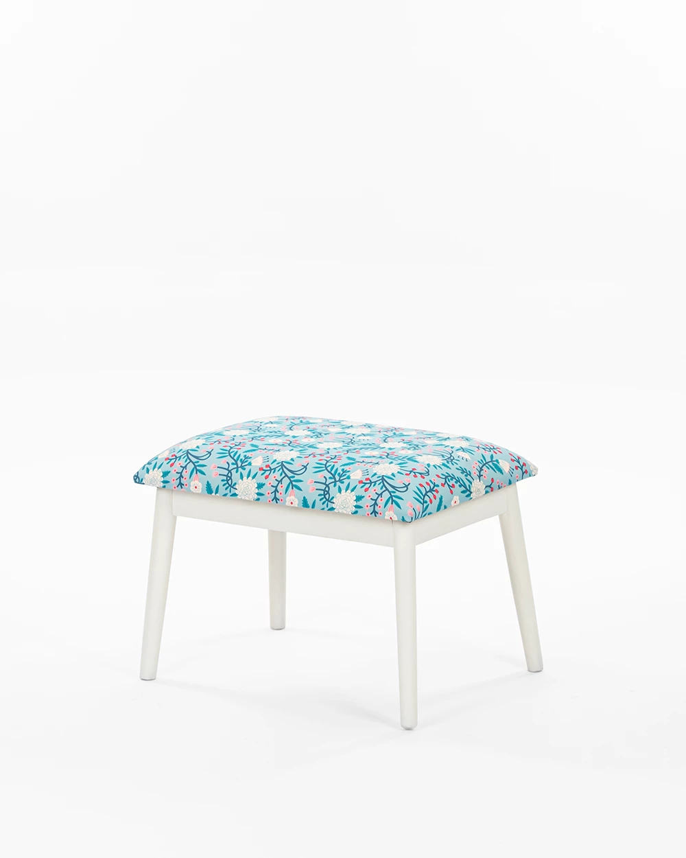 Chumbakdesign Memsaab Bench Small - Aqua Jungle, White 5 Chumbakdesign Memsaab Bench Small - Aqua Jungle, White