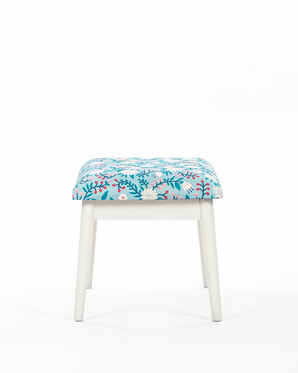 Chumbakdesign Memsaab Bench Small - Aqua Jungle, White 7 Chumbakdesign Memsaab Bench Small - Aqua Jungle, White