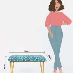 Chumbakdesign Furniture & Storage Kitsch Bench - Royal Animals 13 Chumbakdesign Furniture & Storage Kitsch Bench - Royal Animals