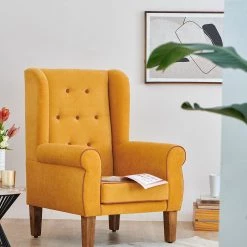 Chumbakdesign Begum Wing Chair - Plain