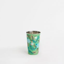 Chumbakdesign Dining & Kitchen Green Floral Steel Tumbler Large 8 Chumbakdesign Dining & Kitchen Green Floral Steel Tumbler Large