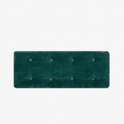 Chumbakdesign Nawaab Bench Velvet- Dark Green Furniture & Storage