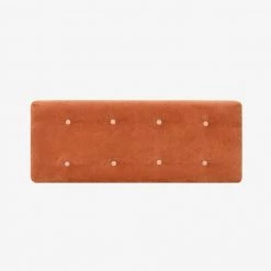 Chumbakdesign Nawaab Bench- Tuffted Burnt Orange Furniture & Storage 12 Chumbakdesign Nawaab Bench- Tuffted Burnt Orange Furniture & Storage