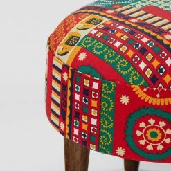 Chumbakdesign Furniture & Storage Begum Foot Rest - Floral Swirls