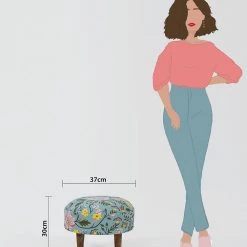 Chumbakdesign Begum Foot Rest - Spring Bloom 13 Chumbakdesign Begum Foot Rest - Spring Bloom