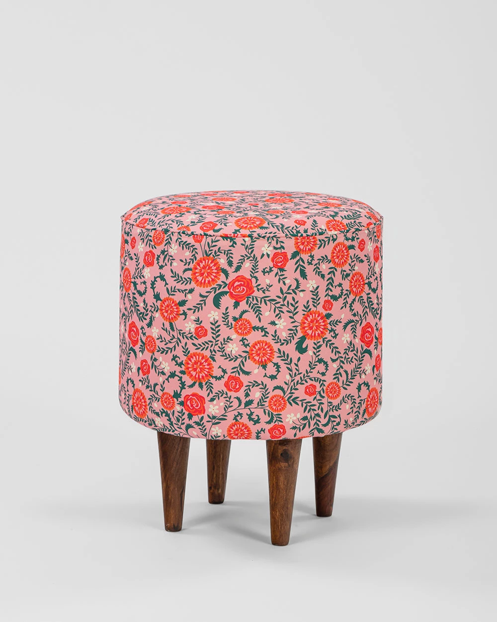 Chumbakdesign Furniture & Storage The French Pouffe -Earthy Floral 5 Chumbakdesign Furniture & Storage The French Pouffe -Earthy Floral