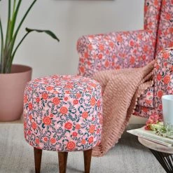 Chumbakdesign Furniture & Storage The French Pouffe -Earthy Floral