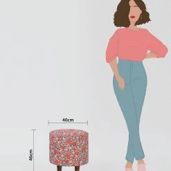 Chumbakdesign The French Pouffe - Printed 85 Chumbakdesign The French Pouffe - Printed