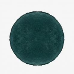 Chumbakdesign Begum Foot Rest Velvet - Dark Green