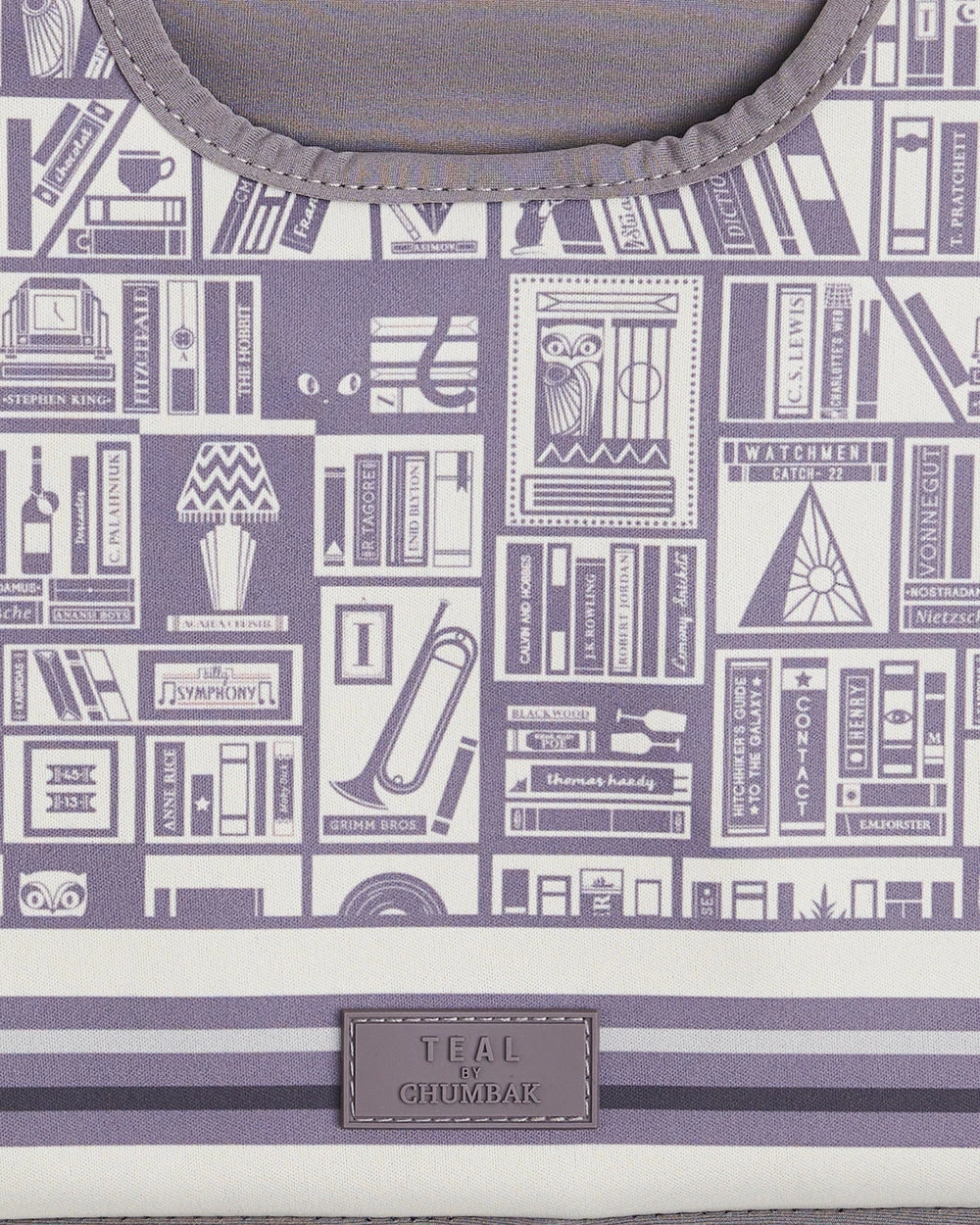 Chumbakdesign Bags & Accessories TEAL By Chumbak Welcome To Library Laptop Sleeve - 15inch 6 Chumbakdesign Bags & Accessories TEAL By Chumbak Welcome To Library Laptop Sleeve - 15inch