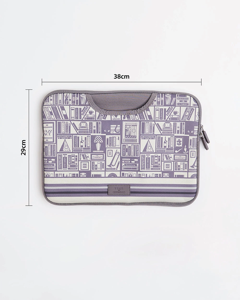 Chumbakdesign Bags & Accessories TEAL By Chumbak Welcome To Library Laptop Sleeve - 15inch 8 Chumbakdesign Bags & Accessories TEAL By Chumbak Welcome To Library Laptop Sleeve - 15inch