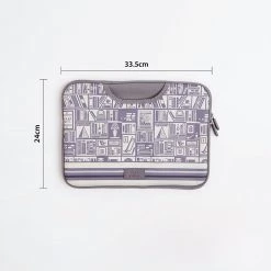 Chumbakdesign TEAL By Chumbak Welcome To Library Laptop Sleeve - 13inch Bags & Accessories 13 Chumbakdesign TEAL By Chumbak Welcome To Library Laptop Sleeve - 13inch Bags & Accessories