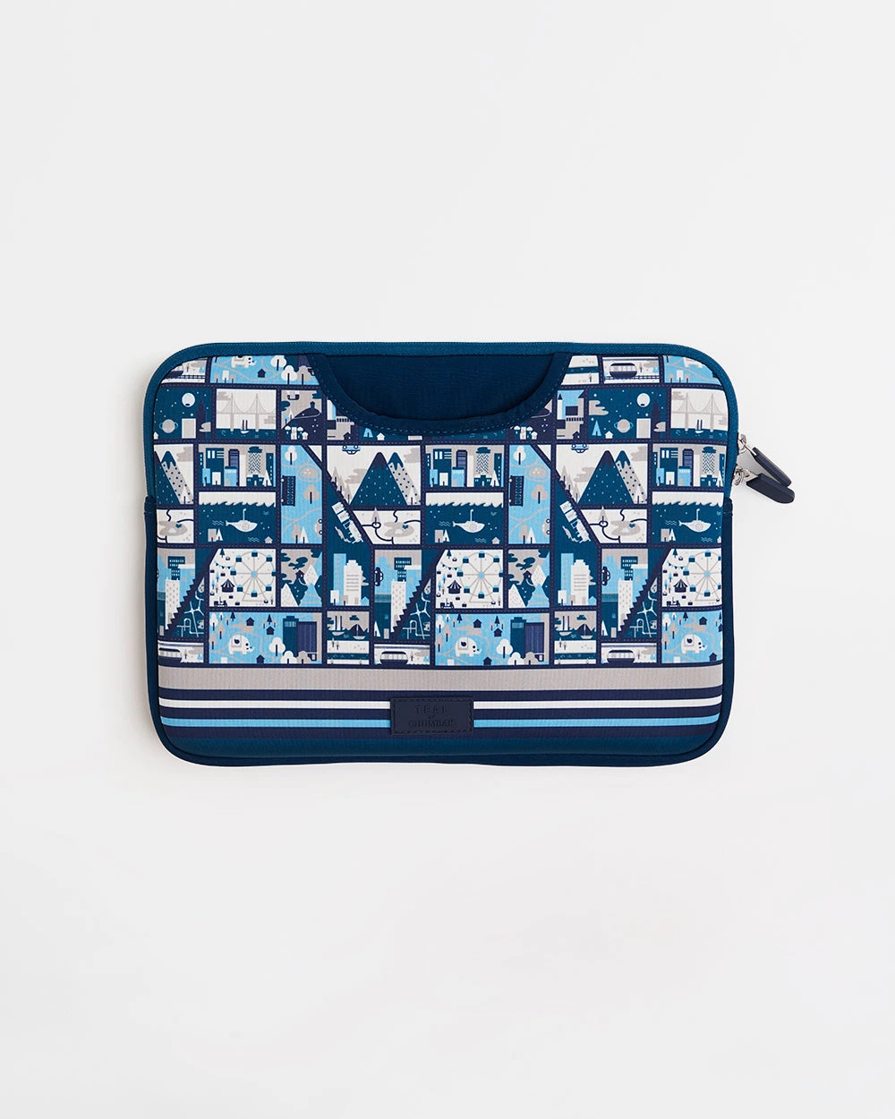 Chumbakdesign Bags & Accessories TEAL By Chumbak Amusement Park Laptop Sleeve - 15inch 3 Chumbakdesign Bags & Accessories TEAL By Chumbak Amusement Park Laptop Sleeve - 15inch