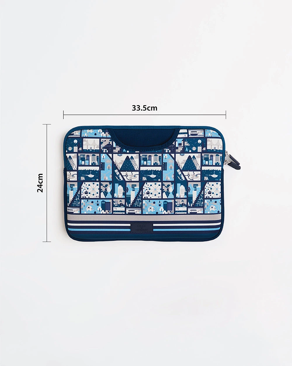 Chumbakdesign TEAL By Chumbak Amusement Park Laptop Sleeve - 13inch 8 Chumbakdesign TEAL By Chumbak Amusement Park Laptop Sleeve - 13inch