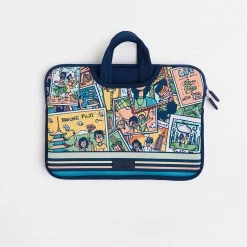 Chumbakdesign Bags & Accessories TEAL By Chumbak Around The World Laptop Sleeve - 15inch