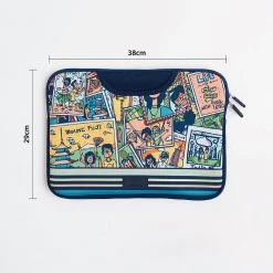 Chumbakdesign Bags & Accessories TEAL By Chumbak Around The World Laptop Sleeve - 15inch