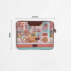 Chumbakdesign TEAL By Chumbak Indie Pop Laptop Sleeve - 13inch 13 Chumbakdesign TEAL By Chumbak Indie Pop Laptop Sleeve - 13inch