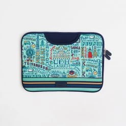 Chumbakdesign TEAL By Chumbak Traveller Laptop Sleeve - 15inch