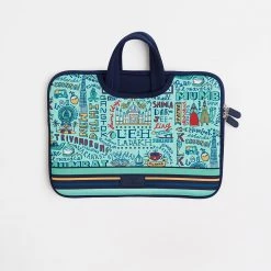 Chumbakdesign TEAL By Chumbak Traveller Laptop Sleeve - 15inch 10 Chumbakdesign TEAL By Chumbak Traveller Laptop Sleeve - 15inch