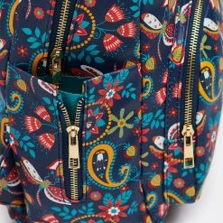Chumbakdesign Bags & Accessories India Boho Paisley, Backpack-Navy