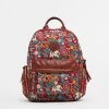 Chumbakdesign Bags & Accessories India Boho Paisley, Backpack-Red