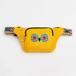 Chumbakdesign Classic Owl Waist Bag-Yellow