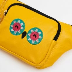 Chumbakdesign Classic Owl Waist Bag-Yellow