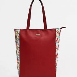 Chumbakdesign India Boho Tote Bag-Red Bags & Accessories