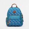 Chumbakdesign Vacay Floral Backpack-Teal