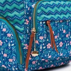 Chumbakdesign Vacay Floral Backpack-Teal