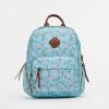 Chumbakdesign Summer Bliss Floral Backpack-Teal Bags & Accessories