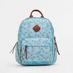 Chumbakdesign Summer Bliss Floral Backpack-Teal Bags & Accessories