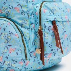 Chumbakdesign Summer Bliss Floral Backpack-Teal Bags & Accessories